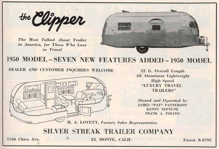 November 1949 Silver Streak Ad