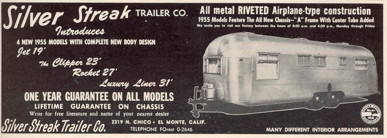 February 1955 Silver Streak Ad