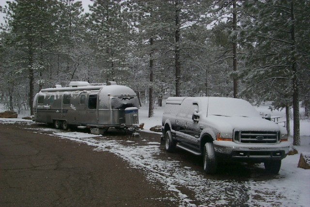 Early April, 2005 in Mather Campground, GCNP