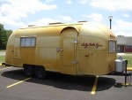 Wally's Gold Airstream from the Africa Tour
